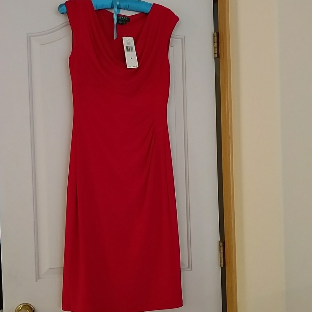 Lauren Ralph Lauren coral dress